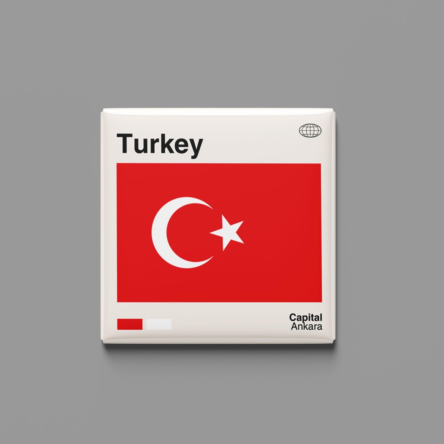 Turkey Souvenir Magnet for Travel Lover, Turkey Travel Poster Print, Travel Gift, Fridge Magnet, Custom Travel Magnet, Turkey Flag Art Print