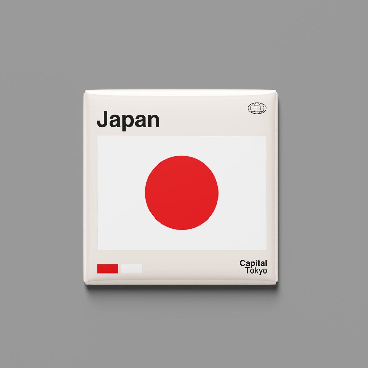 Japan Souvenir Magnet for Travel Lovers, Japan Travel Poster Print, Travel Gift, Fridge Magnet, Custom Travel Magnet, Tokyo Japan Flag Art
