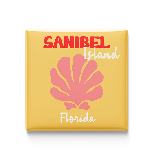 Sanibel Island, FL - mini travel poster magnet
