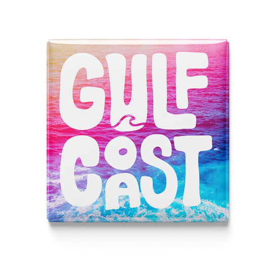 Retro Gulf Coast - 2x2 Magnet
