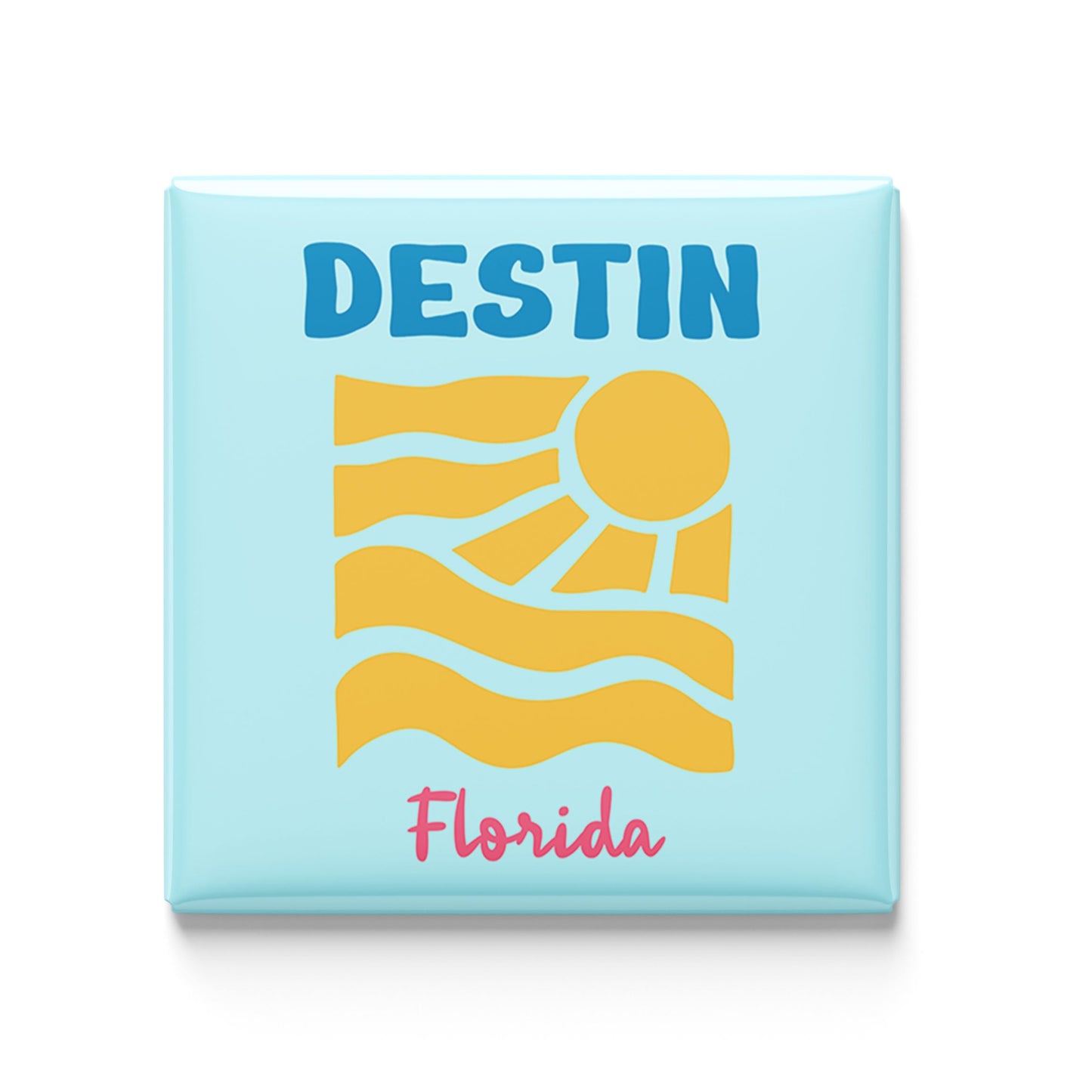 Destin, FL - mini travel poster magnet