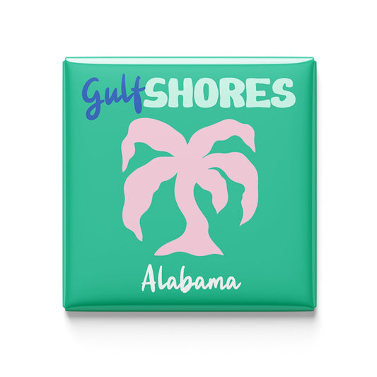 Gulf Shores, AL - mini travel poster magnet