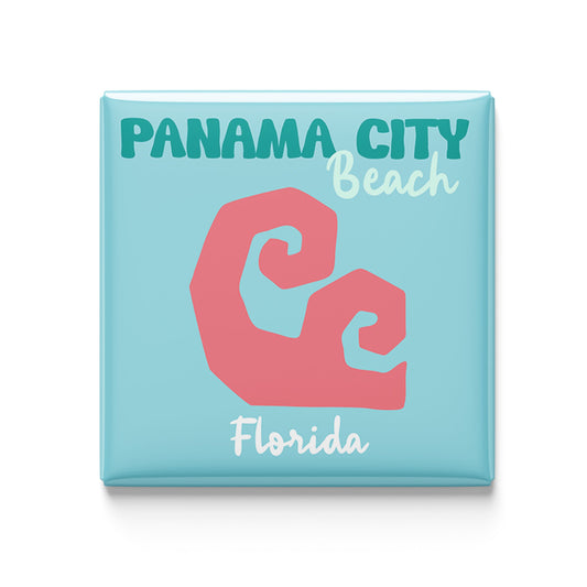 Panama City Beach, FL - mini travel poster magnet