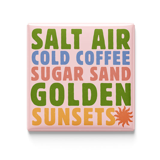 Salt Air Cold Coffee - 2x2 Magnet