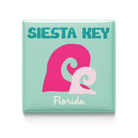 Siesta Key, FL - mini travel poster magnet